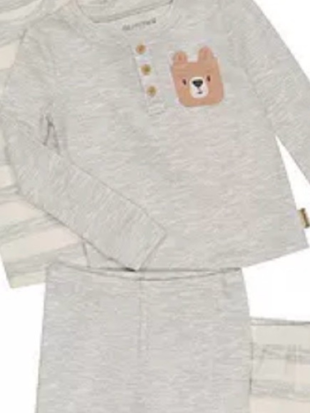 BEARPAW 2 piece pajama set size toddler boys 3T